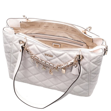 Guess Libby Noel Tote - Shopper 34 cm (off white) - Ansicht 6