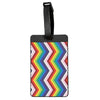 Travelite Accessories - Etiqueta para maleta (bunt zickzack)