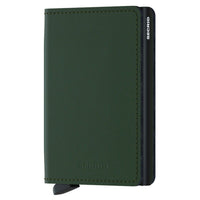 Secrid Matte Slimwallet - Geldbörse RFID 6.8 cm (green-black)