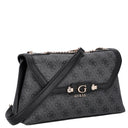 Guess Lindsey XBody Flap - Umhängetasche 27 cm (coal logo) - Ansicht 5