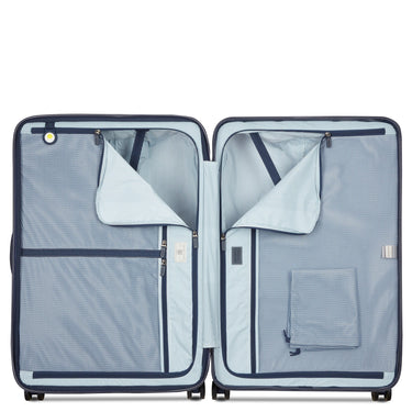 Delsey Paris Cadence - 4-Rollen-Trolley XL 82 cm erw. (elfenbein/blau) - Ansicht 5