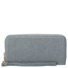 Seidenfelt Smilla - Damen- Geldbörse 19 cm (denim in blue)