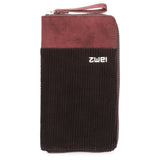 zwei Eva EV2 - Geldbörse 15cc 19 cm (cord-espresso)