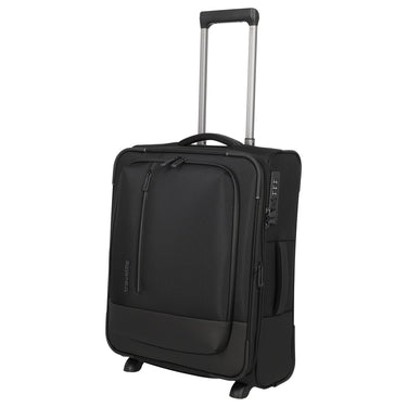 Travelite Crosslite - 2-Rollen-Kabinentrolley S 54 cm erw. (black) - Ansicht 2