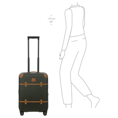 Brics Bellagio - 4-Rollen-Kabinentrolley 55 cm (olive) - Ansicht 8