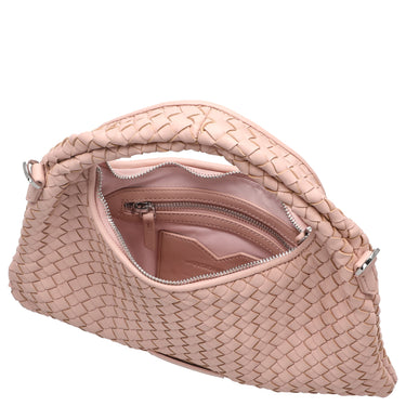 Les Visionnaires Sadie Weave Silky - Henkeltasche 37 cm (rose quartz) - Ansicht 6