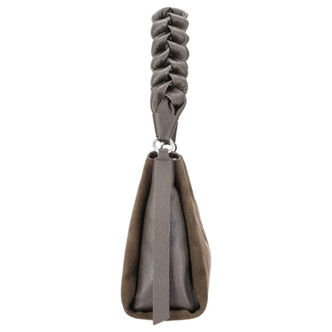 Coccinelle Boheme Suede Bimaterial - Schultertasche 30 cm (fango/fango) - Ansicht 3