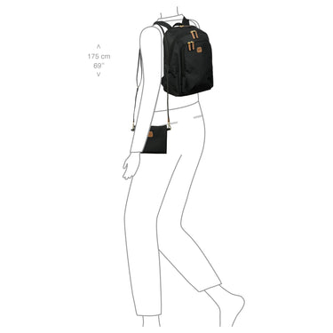 Brics X-Collection 2in1 - Rucksack 14" 39 cm (black) - Ansicht 6
