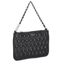 Guess Maxine Quilted Flat Pouch - Schultertasche 24 cm (black) - Ansicht 5