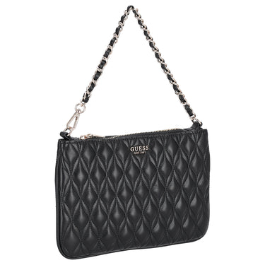 Guess Maxine Quilted Flat Pouch - Schultertasche 24 cm (black) - Ansicht 5