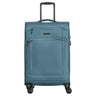 D&N Travel Line 9804 - 4-Rollen-Trolley M 68 cm erw. (petrol)
