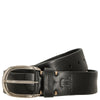 aunts & uncles Trousers Pride Gentle Fella - cinturón de cuero con parche (black, 85 cm)
