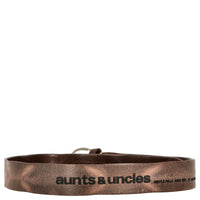 aunts & uncles Trousers Pride Gentle Fella - patch Ledergürtel (dark brown, 110 cm) - Ansicht 2