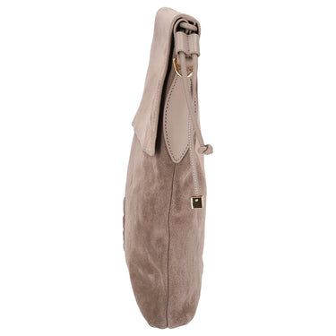 Coccinelle Lidia Suede Bim - Schultertasche 34 cm (warm taupe) - Ansicht 3