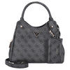 Guess Lorella Logo SM Tote - Bolso de mano 26 cm (coal logo)