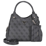 Guess Lorella Logo SM Tote - Henkeltasche 26 cm (coal logo)