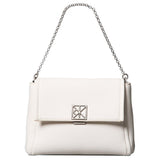 Calvin Klein Emblem Pebb - Umhängetasche (white alyssum)