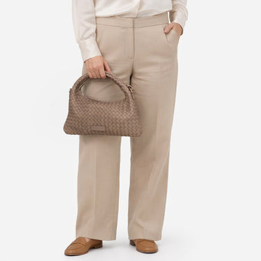Les Visionnaires Sadie Weave Silky - Henkeltasche 37 cm (cappuccino beige) - Ansicht 7