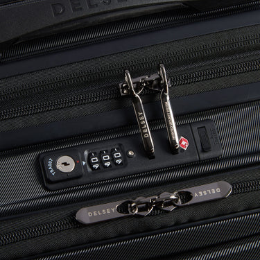 Delsey Paris Shadow 5.0 - 4-Rollen-Kabinentrolley mit Vortasche S 55 cm erw. USB (schwarz) - Ansicht 8