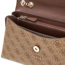 Guess Lindsey XBody Flap - Umhängetasche 27 cm (latte logo)