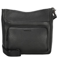 Mandarina Duck Mellow Leather - Umhängetasche M 30 cm (nero)