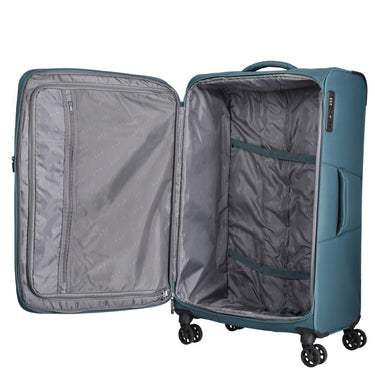 D&N Travel Line 9804 - 4-Rollen-Trolley L 78 cm erw. (petrol) - Ansicht 6