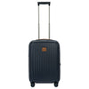 Brics Taormina - Trolley de cabina con 4 ruedas S 55 cm erw. USB (azul)