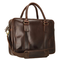 Buckle & Seam Everett - Aktentasche 16" 38 cm (brown) - Ansicht 5