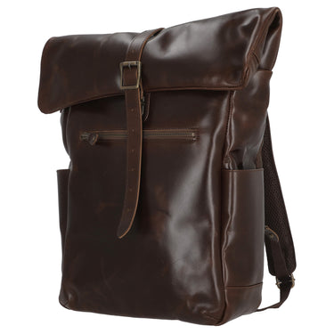 Buckle & Seam Norman - Rolltop Rucksack 61 cm (braun/dots) - Ansicht 2