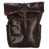 Buckle & Seam Norman - Mochila rolltop 61 cm (marrón/dots)