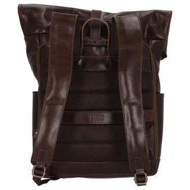 Buckle & Seam Norman - Rolltop Rucksack 61 cm (braun/dots) - Ansicht 4