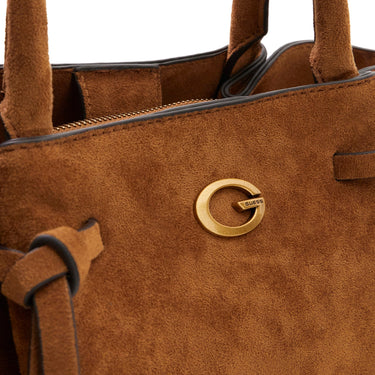 Guess Allegra Satchel - Henkeltasche L 48 cm (cognac)