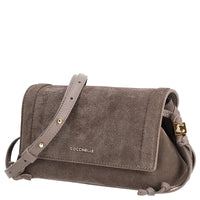 Coccinelle Thess Bimaterial - Bolso bandolera 21 cm (warm taupe)
