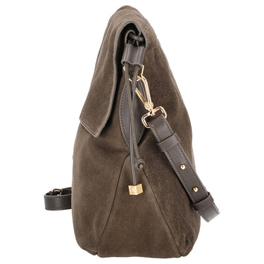 Coccinelle Lidia Suede Bim - Umhängetasche 40 cm (fango) - Ansicht 3