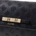 Guess Carmella Crossbody Flap - Umhängetasche 30 cm (black logo)