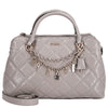 Guess Libby 2 Comp Satchel - Bolso de mano 30 cm (dark taupe)