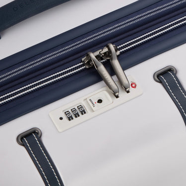 Delsey Paris Cadence - 4-Rollen-Trolley XL 82 cm erw. (elfenbein/blau) - Ansicht 7