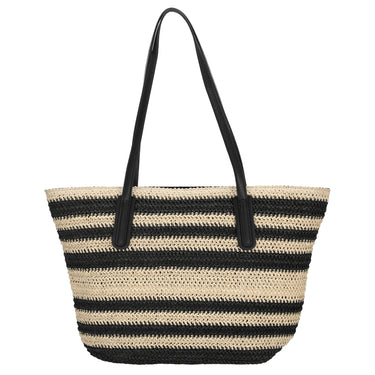 Seidenfelt Savonlinna - Shopper 47 cm (natural straw with black stripes) - Ansicht 4