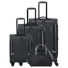 Travelite Corsiica - Juego de trolley con 4 ruedas 4 pzas. expandible (black)