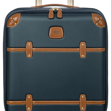 Brics Bellagio - 4-Rollen-Kabinentrolley mit Vortasche 55 cm erw. (blue/tan) - Ansicht 9