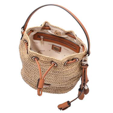 Guess Ofelia Bucket - Beuteltasche 22 cm (natural/cognac) - Ansicht 6