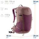 Deuter Futura 21 SL - Women's Wanderrucksack 50 cm (cassis-ashrose) - Ansicht 12