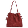 Coccinelle Dulse Suede - Beuteltasche 40 cm (ribes)
