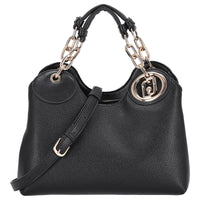 Liu Jo Faiza ECS Satchel S - Bolso de mano 27 cm (nero/brass gold)