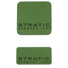 Stratic BUZZ - Replacement Logo Plate Set Front and Back (green)