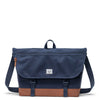 Herschel Cove Messenger - Umhängetasche 16" 50 cm (navy/saddle brown)