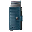 Secrid Miniwallet Emboss Lines - Kreditkartenetui 6cc 10.2 cm RFID (teal+) - Ansicht 2
