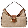 Guess Camden - Bolso de hombro 35 cm (natural/cognac)