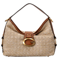 Guess Camden - Schultertasche 35 cm (natural/cognac)