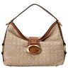 Guess Camden - Schultertasche 35 cm (natural/cognac)